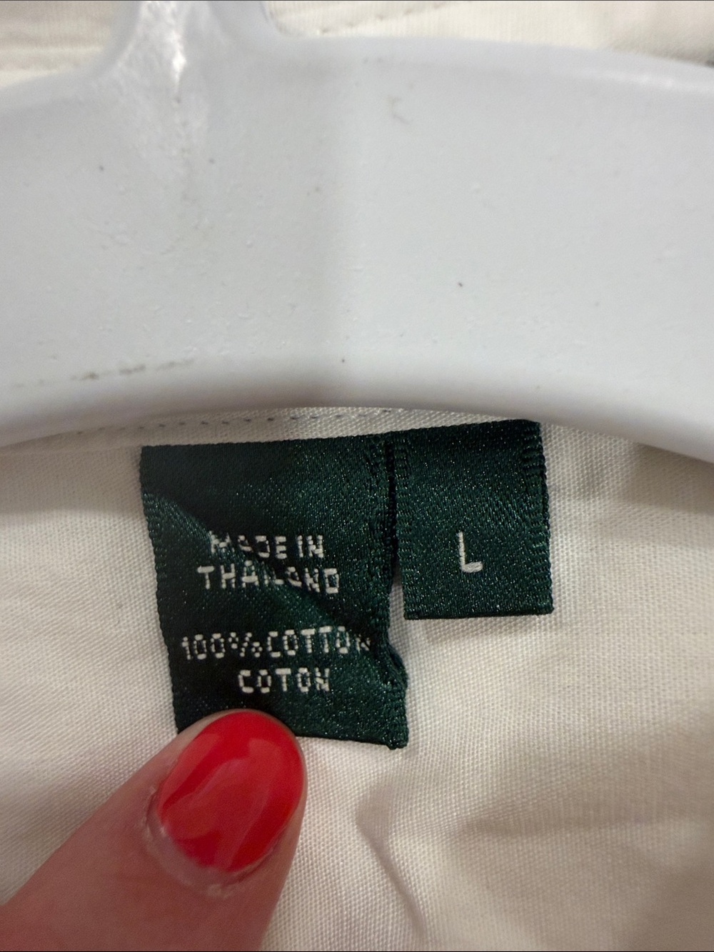 Vintage Ralph Lauren Jeans Company Utility Shirt Jacket Women’s L Cream Cotton - Picture 5 of 5